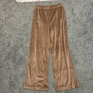 Skims velour lounge pants size small